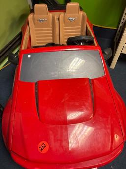 Big wheels battery operated Mustang power wheel