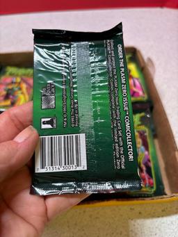 Approximately 35 packs of unopened PLASM trading cards