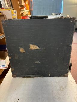 Leather file Box and suitcase