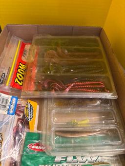 Older and newer, rubber bait