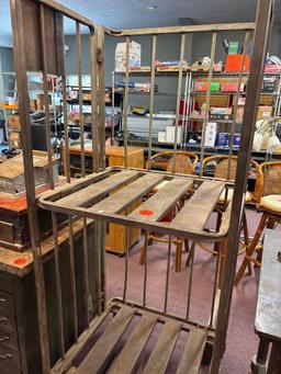 Vintage bindery or mail cart