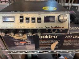 Shelf of CB radios