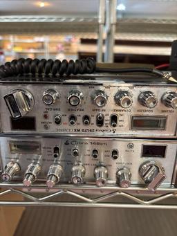 Shelf of CB radios