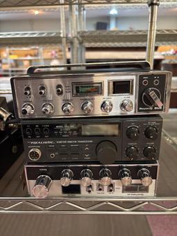 Shelf of CB radios