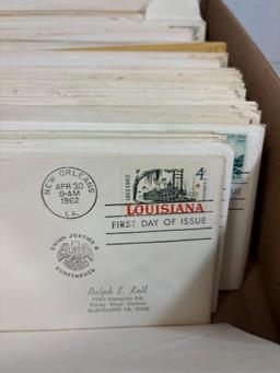 Many first day covers, interesting themes
