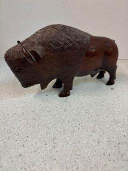 MCM Carved bison