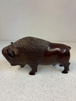 MCM Carved bison