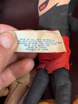 1950s Mickey and Minnie mouse cloth dolls
