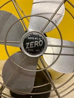 Art deco BERSTED zero oscillating electric fan