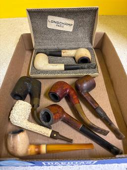 Excellent pipe set including longchamp, Paris