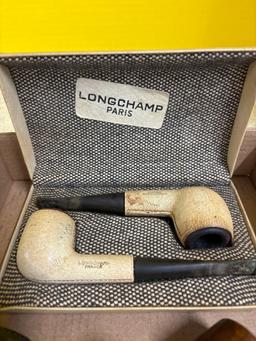 Excellent pipe set including longchamp, Paris