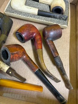 Excellent pipe set including longchamp, Paris