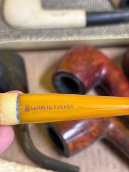 Excellent pipe set including longchamp, Paris