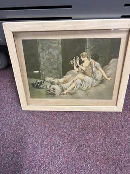 Louis Icart print flaming youth