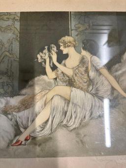 Louis Icart print flaming youth