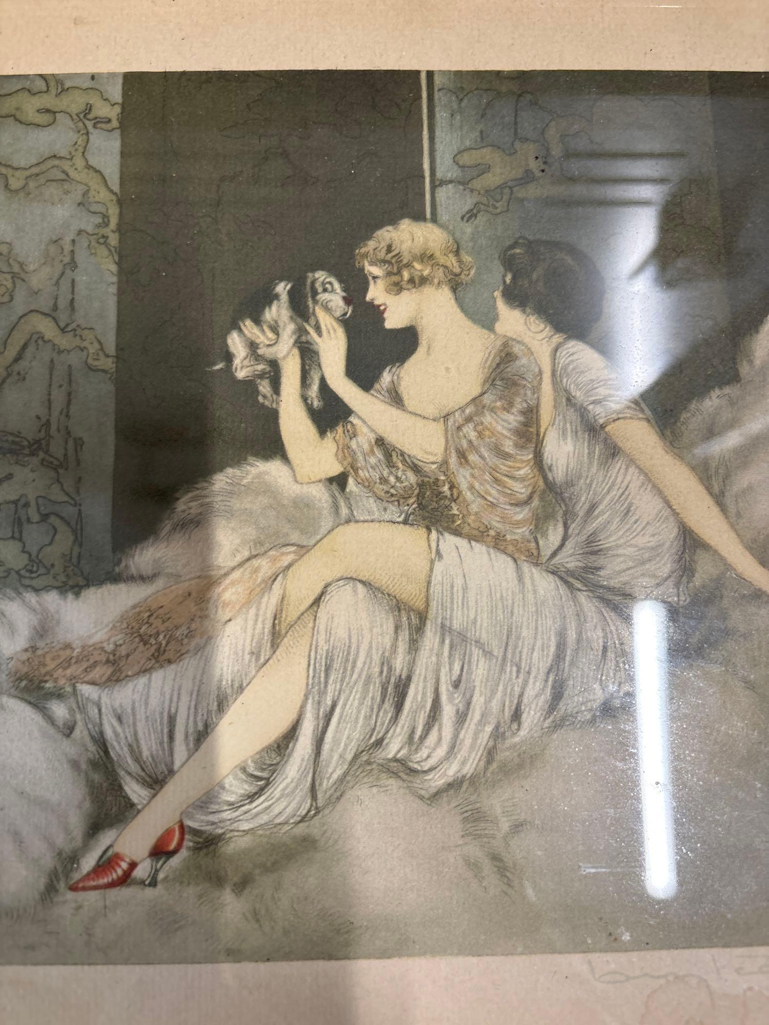 Louis Icart print flaming youth