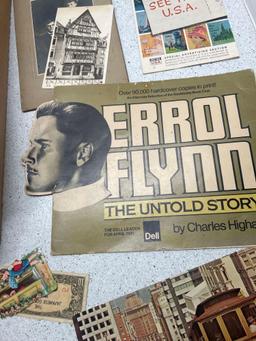 ephemera Errol Flynn, etc.