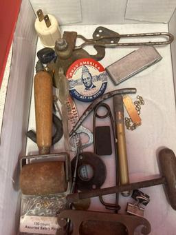 antique hardware, tools, and more