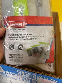 Lot of Coleman splash proof pouches