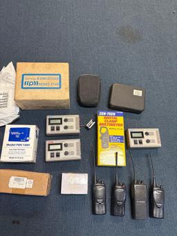 Kenwood transceivers, Keithly, meters, etc.