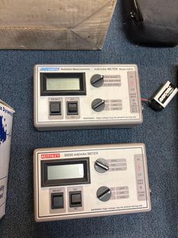Kenwood transceivers, Keithly, meters, etc.