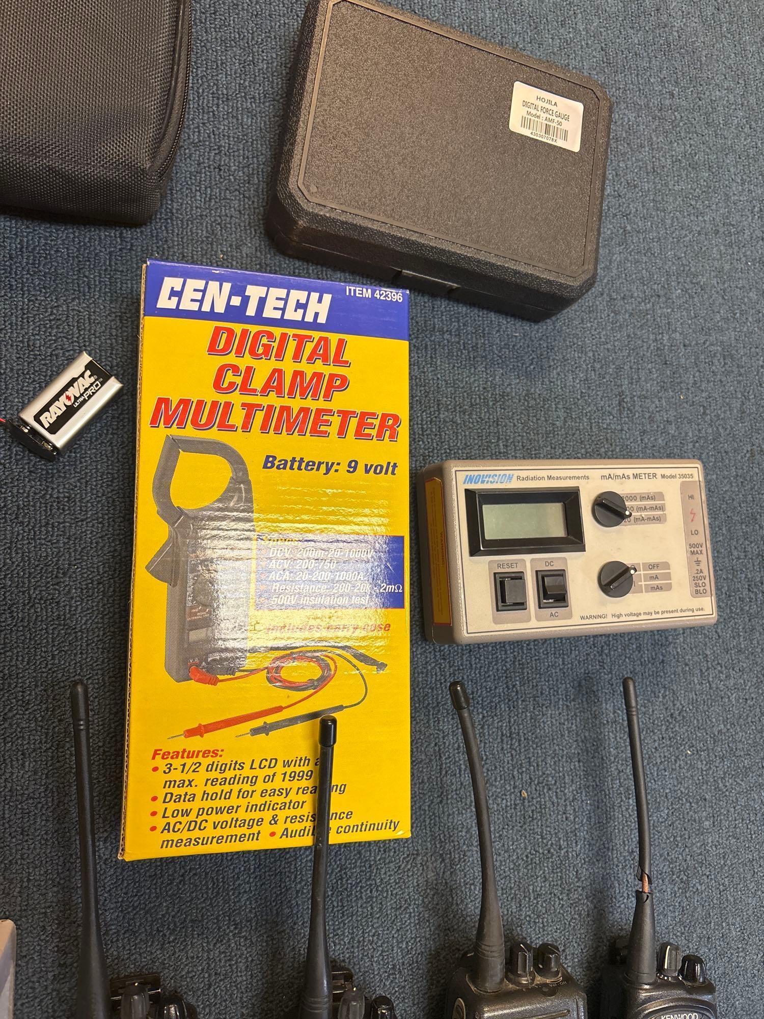 Kenwood transceivers, Keithly, meters, etc.