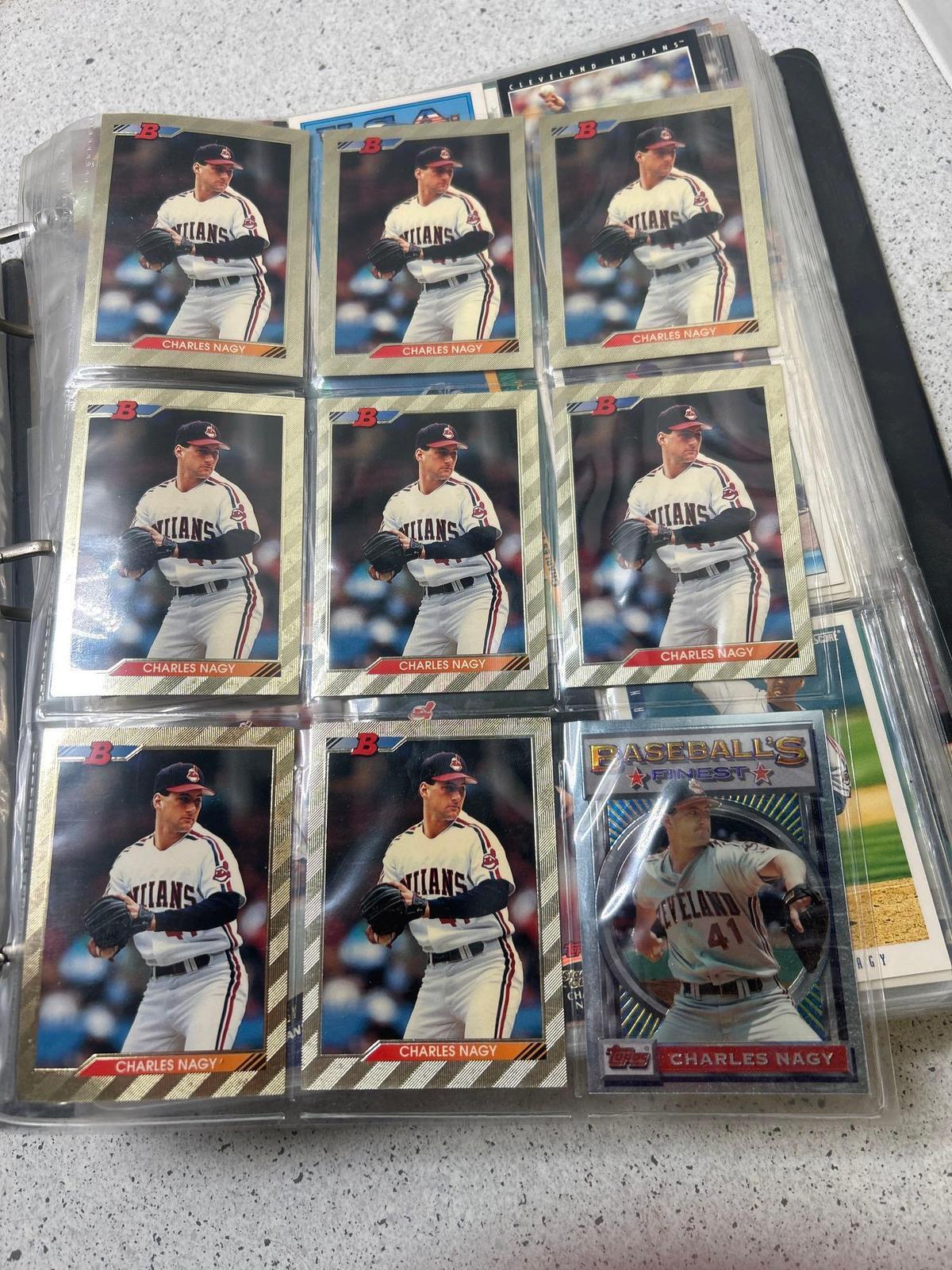 Cleveland Indians baseball card collection