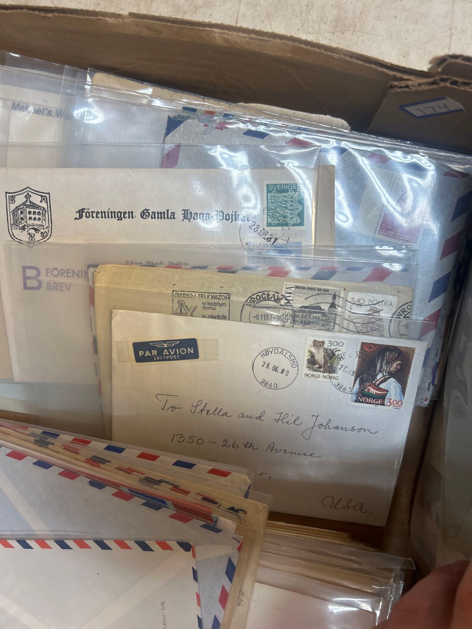 stamped envelopes