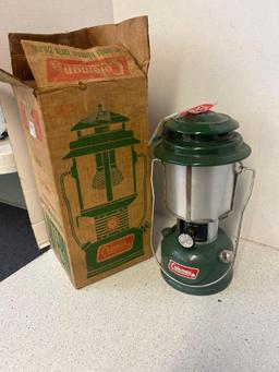 vintage Coleman lantern in box