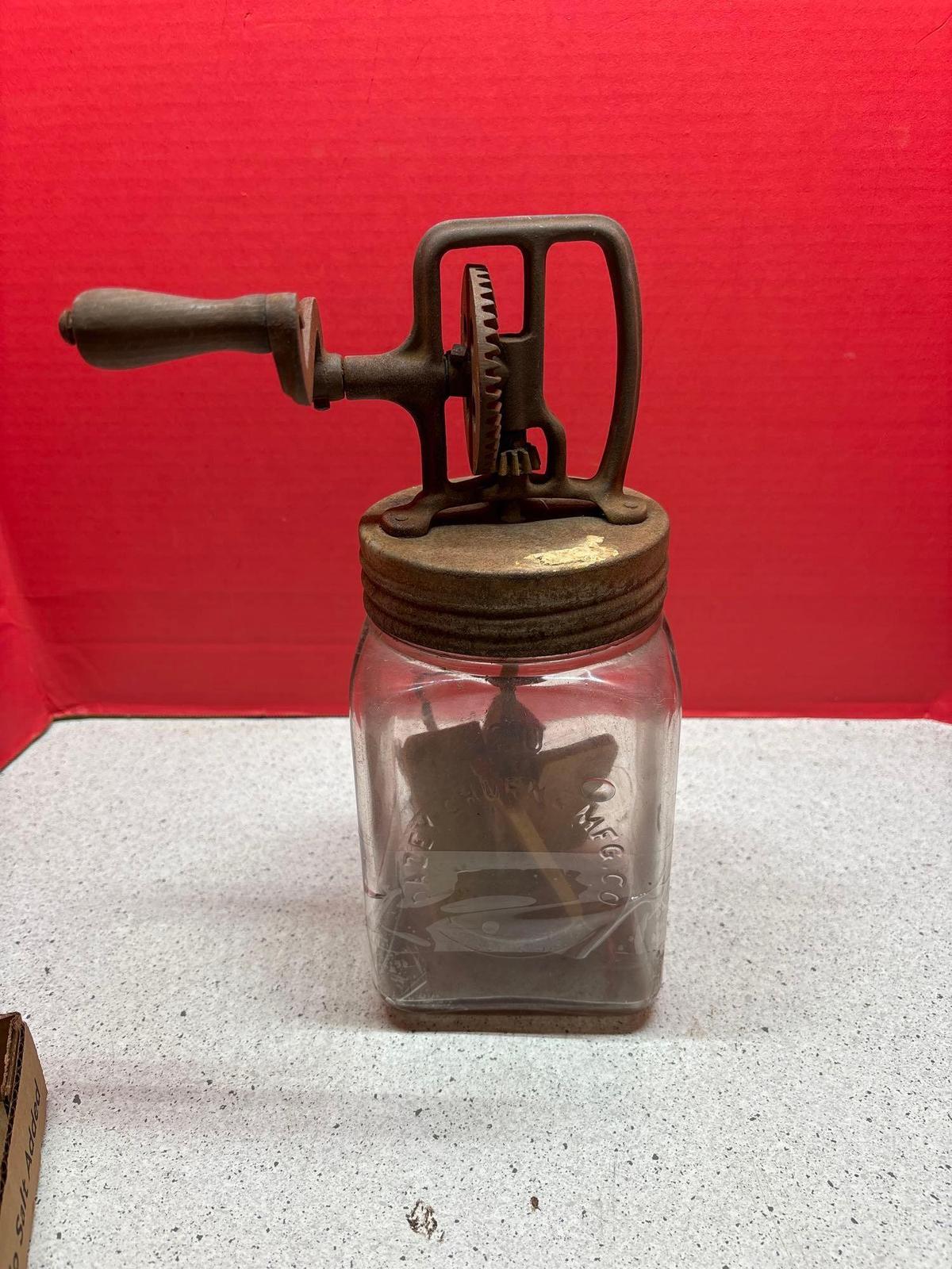 Antique Dazey butter churn