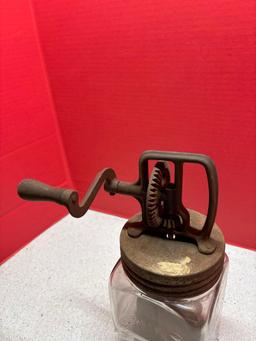 Antique Dazey butter churn