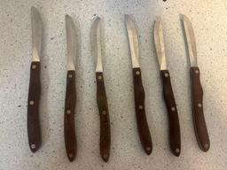 6 CUTCO steak knives
