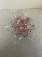 Italian art deco glass bowl