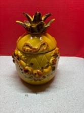 Pineapple cookie jar