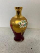 Ruby glass decanter