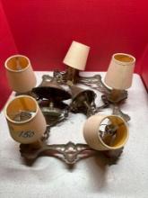 vintage metal light fixture