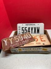 Vintage Ohio license plates