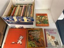 large lot of vintage childrens books
