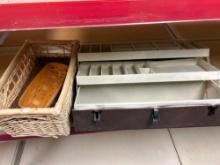 Metal storage box and baskets