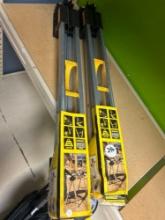 2 deWalt metal folding sawhorses