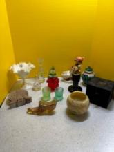 Fenton and other nice glassware, see pictures