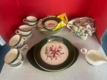 vintage Taylor smith Taylor dish set