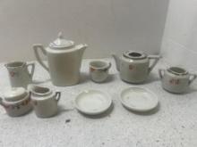 vintage child tea set