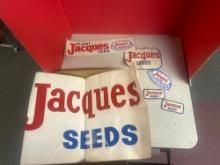 vintage Jacques seeds, advertising items