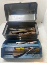 vintage Simonson steel tool chest with tools