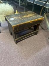 antique primitive stool/bench