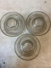 Glass chicken water feeder, Safeway