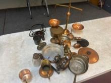 copper and other metals utensils and kitchenware