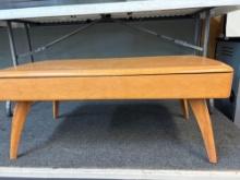 HEYWOOD WAKEFIELD single drawer cocktail table