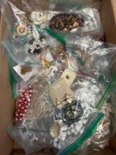 large lot of costume jewelry